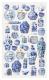 By Mamalaterre Tea Towel "Chinese Porcelain" �e�B�[�^�I���u��������v1��