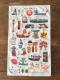 By Mamalaterre Tea Towel "Hong Kong A-Z" �e�B�[�^�I���u���`A-Z�v1��