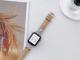 Apple Watch �p�X�e���J���[ �t�F�C�N���U�[ �o���h 42/44/45mm�@���C�g�u���E��