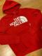 THE NORTH FACE p[J[ vI[o[ size L RED