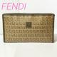 FENDI �t�F���f�B �Y�b�J�� �Y�b�L�[�m PVC ���U�[ �Z�J���h�o�b�O �N���b�`�o�b�O �����Y �u���E��