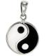 MM: Small Silver Yin Yang Pendant