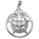 DD Crescent Moon Pentacle Circle /Moon S