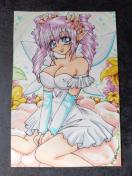 自作イラスト オリジナル お花の妖精さん 同人 手描き