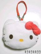 《New》キティちゃん★取り外し可能なベルト付・ぬいぐるみ風*ポーチ