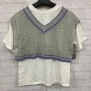 即決 新品 PINKlatte ピンクラテ メッシュベスト+TシャツSET