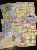 プリキュアシール、ここたまシール1枚あり。