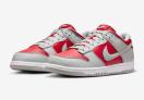 NIKE DUNK LOW Varsity Red and Silver