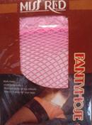 エロ可愛いッ(*^^)ベビーピンク中網タイ☆ガーターストッキング