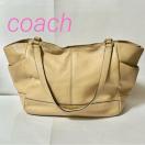 COACH �R�[�` F23284 ���U�[ �n���h�o�b�O �g�[�g �V�����_�[�o�b�O ���|�� ���f�B�[�X �x�[�W��