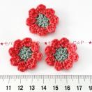 1*ハンドメイド♪花びらよれないお花モチーフ 15