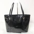 �y���i�zGUCCI �g�[�g�o�b�O �n���h�o�b�O �}�C�N���O�b�`�V�} ���|���\ �� �u���b�N �p�e���g���U�[