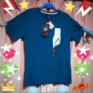 launching padの半袖Tシャツ鍵付き(L)青 新品タグ付き!。