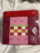 鬼滅の刃 鬼狩り コスメボックス バッグ 禰豆子 デサイン レッド ピンク