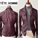 ���i TETE HOMME �e�b�g�I�� �V�����H �f�j�� �� �W���P�b�g ���{�� 4(S) �h���X �Z���N�g �L���J�W �t�A�E�^�[