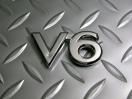 ★激安★V6エンブレム クロームメッキ