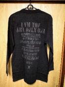 新品ROENロエン スワロフスキースカル弾痕クラッシュプリントカットソー 48