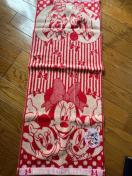 ディズニー!Minnie & LittIe Ribbons!愛らしく可愛い!しっかり素材!タオルミミしっかり!フェイスタオル!新品