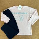 新品未使用130サイズ 長袖パジャマ リラックマ ピンク 柔らか生地