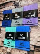 送料無料!『画像から2枚組』人気ブランド『ミズノ』 ロゴ刺繍入り新柄ジャガードフェイスタオル【A】