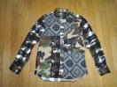 SOPHNET.\tlbgMULTI MIX FLANNEL B.D SHIRT  yCY[~bNX tlVc S