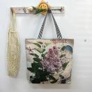 バッグ 鞄 キャンバス トートバッグ 芸術 プリント かばん お買い物 花
