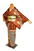 【最高峰】新品同様 金彩 金駒シシュウ シシュウ 鹿子絞り 地紙花文 訪問着 身丈170.5cm 裄丈67cm T3467