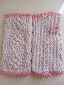 ハンドウォーマー(薄ピンク×濃ピンク)男性用