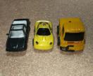 メーカー不明ミニカー3個セットジャンク品レーシングカー等車