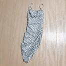 ��SHEIN/�V�[�C�����T�C�h�V���[�����O�~�j�����s�[�X���z���C�g�~�ԕ�XS*���i��