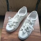 新品 25cm レディース スニーカー ホワイト シューズ 靴 厚底 カジュアル