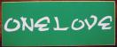 m-69 Original Sticker One Love �X�e�b�J�[ �������u ���Q�G �s�[�X