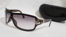 正規レア グッチ メタルベルトバックル装飾×ロゴ シールドサングラス 黒 グラマラスリフレクションクリアフレームアイウェア 付属有