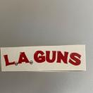 90年代当時物 L.A.GUNS / L.A.ガンズ  ロゴステッカー ハードロック ヘヴィメタル