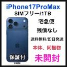 J iPhone 17 Pro Max 1TB SIMt[ u[ {