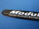 ●Moduroモデューロ Custom Performance ABS製 エンブレム BLACK&WHITE ●