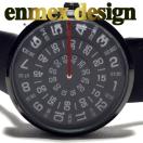 ほぼ未使用【専用袋付】Enmex お洒落なメンズ腕時計