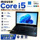 �m�[�g�p�\�R�� mouse Corei5 ������8GB SSD120GB  Web�J���� Windows11 Office2024