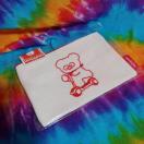 激カワッ(///∇///)メガネクマさん自転車刺繍ポーチ□韓国□