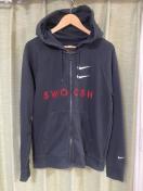 OLD NIKE�@�W�b�v�p�[�J�[�@�X�E�b�V�����S�@�h�J�@�i�C�L�@�W�b�v�A�b�v�@�t�[�f�B�[�u���b�N�@M �t��SWOOSH