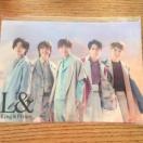 King & Prince L& クリアポスター キンプリ ポスター 初回特典