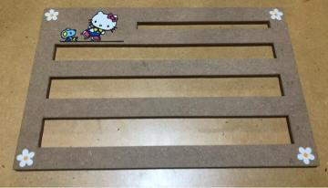 中古★キティちゃんデザイン★厚み定規★発送などに重宝