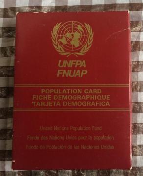 UNFPA@POPULATION@CARD@ Al@vZ@@v@1989N