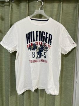 �����Y ����T�V���c TOMMY HILFIGER �g�~�[�q���t�B�K�[ T�V���c �z���C�g Tommy ���S TOMMY�����@L