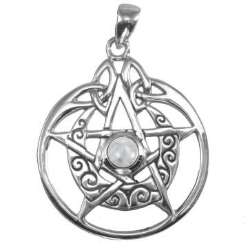DD Crescent Moon Pentacle Circle /Moon S