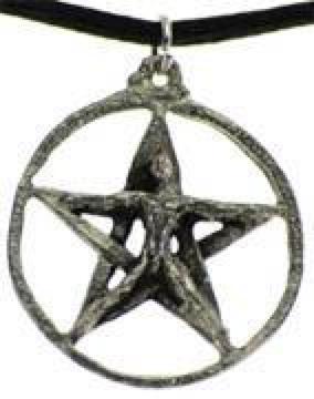 AzureGreen: Pentagram & human body pen..