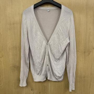 ���� UNIQLO ���j�N�� ���C�gV�l�b�N�J�[�f�B�K�� XL ���C�g�O���[