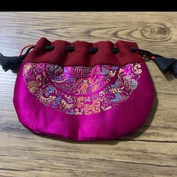 アジアン★カラフル刺繍☆デザイン☆ミニ巾着
