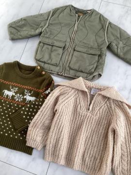 ZARA KIDS キルティングジャケット セーター セット 92 ザラ