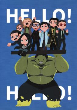 ���l���@�}�[�x���uHELLO�I�v�@����@MCU�@�A�x���W���[�Y�@�I�[���L�����@4�R�}